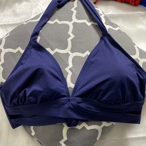 NEW Kona Sol Navy Blue Swim Top